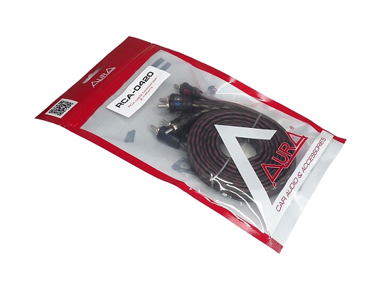 AURA RCA-0420 RCA-кабель 2 метра 4 канала