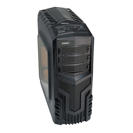Корпус Miditower ExeGate EVO-8203N-Blue-700W-12, EX277150RUS
