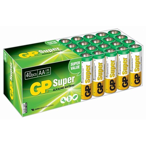 Батарейка GP Super Alkaline 15A LR6 AA (40шт)
