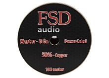 FSD audio MASTER-8GA Силовой кабель 50% медь/гибкий силикон (100м)