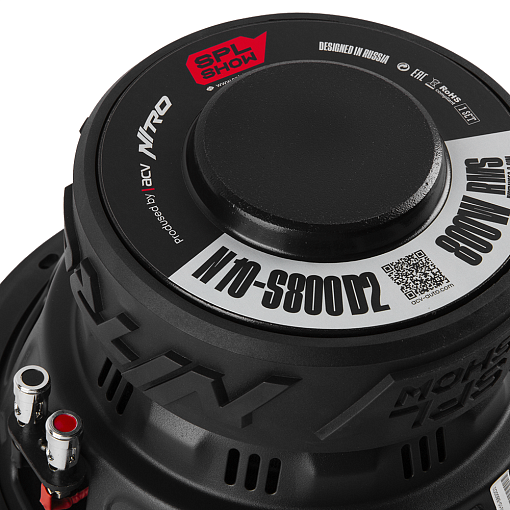 ACV NITRO N10-S800 D2 Сабвуфер SPL SHOW 800 Вт
