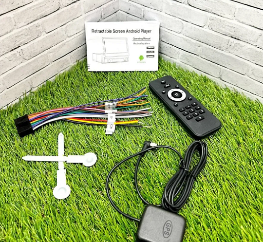 BOS-MINI BOS-R2 Автомагнитола 1-Din с выдвижным экраном 7" Android 12 4+64Gb GPS WiFi