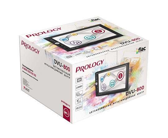 Автомагнитола 2DIN Prology DVU-800