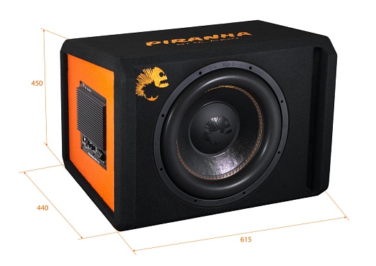 DL Audio Piranha 15A V2 (цвет black) Активный сабвуфер