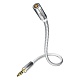 Кабель INAKUSTIK Premium Extension Audio Cable, 10m, 3.5mm jack<>3.5mm jack(F)+6,3 jack adapter, 004