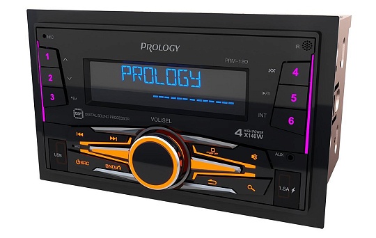 PROLOGY PRM-120 FM/USB/BT ресивер с DSP процессором