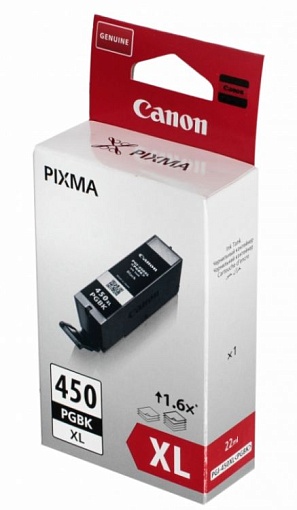 Картридж струйный CANON PGI-450PGBKXL, 6434B001