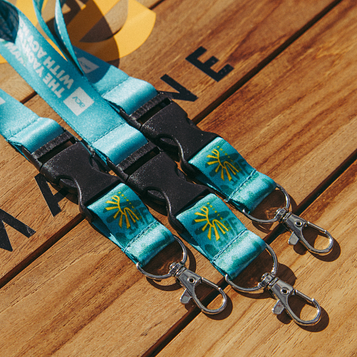 Лента для бейджа 20мм ACV Marine 2025 (бирюзовая)