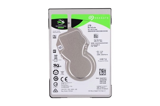 Жесткий диск HDD 2Tb SEAGATE Barracuda, ST2000LM015