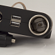 Разветвитель прикуривателя на 4 гнезда с USB Intego C-06 серебро