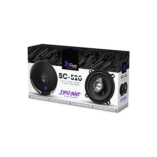 Коаксиальная акустика FIVE SC-520 5.25" (13,33 см)