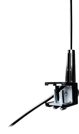 Антенна УРАЛ АН-4 ГАРПУН на желобок водостока