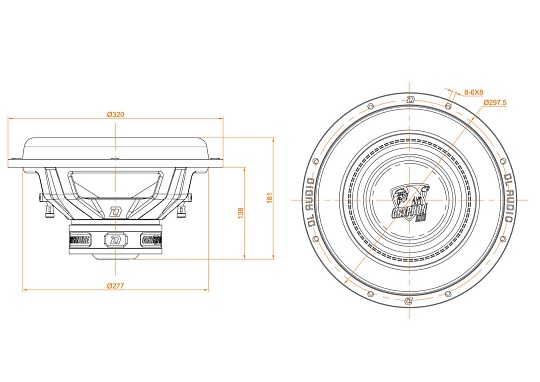 Сабвуфер DL Audio Gryphon Lite 12 V.3 SE