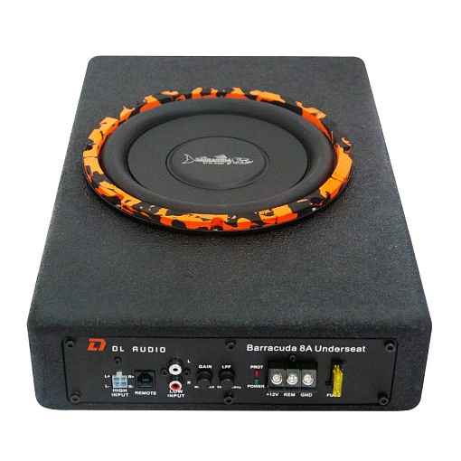 DL Audio Barracuda 8A Underseat Корпусной активный сабвуфер под сидение