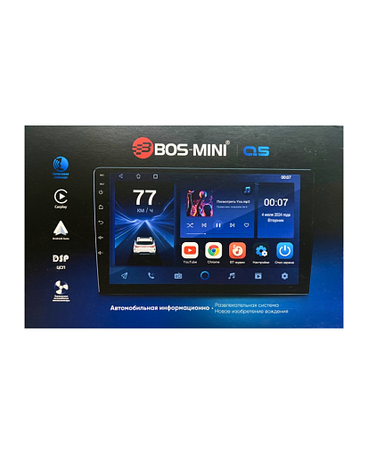 BOS-MINI Q5 Автомагнитола 9" Android 4+64Gb