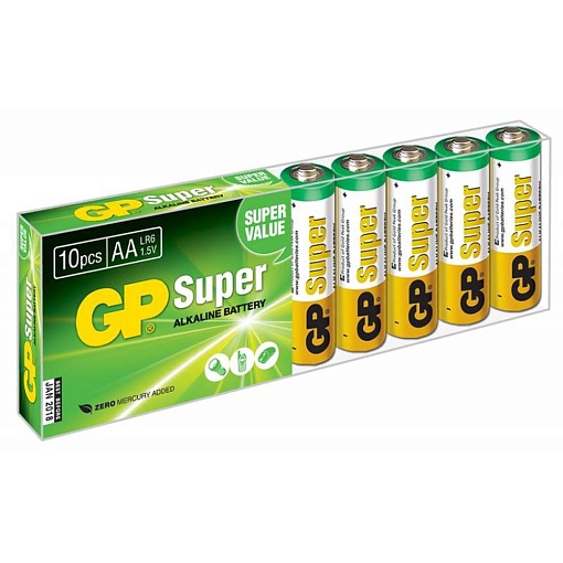 Батарейка GP Super Alkaline 15A LR6 AA (10шт)