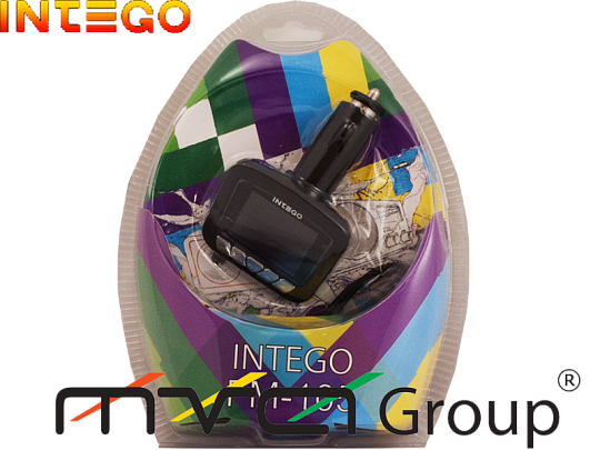FM-трансмиттер INTEGO FM-105 черный