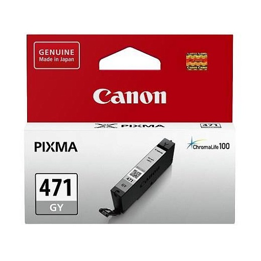 Картридж струйный CANON CLI-471GY, 0404C001