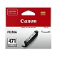 Картридж струйный CANON CLI-471GY, 0404C001
