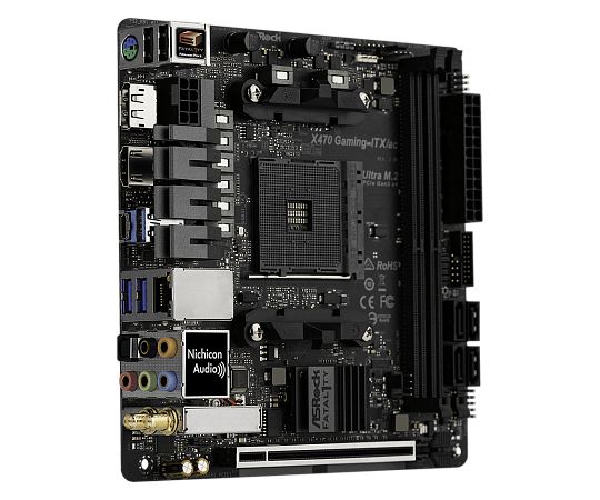 Материнская плата ASRock X470 Gaming-ITX/ac
