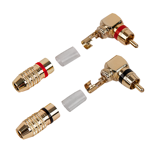 RCA коннектор угловой ACV RCA-65UK
