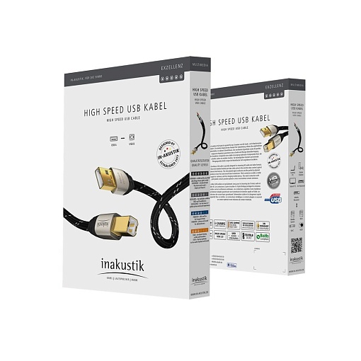 Кабель INAKUSTIK Exzellenz High Speed USB 2.0, 1.5 m, 006700015