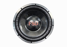 FSD audio PROFI XX15D2 Сабвуфер 15" карбоновый диффузор и колпак RMS 4000Вт