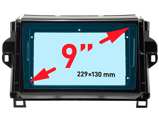 Incar RTY-FC549 Рамка 9" TOYOTA Fortuner 2015+