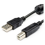 Кабель USB 2.0 A(m)-B(m) ATcom AT5474, 1.5 м, черный
