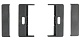 Переходная рамка AUDI A4, F2, TT до 00 1 DIN Intro RAU4-00 (боковые вставки-"уши")