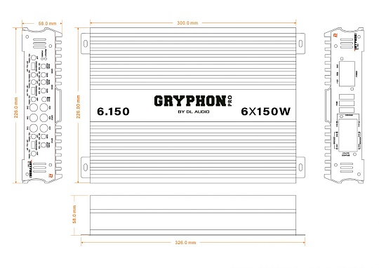 Усилитель DL Audio Gryphon Pro 6.150
