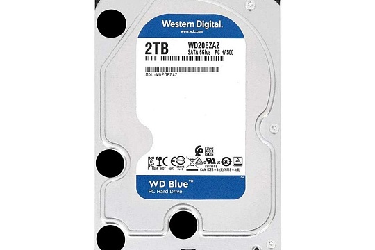 Жесткий диск HDD 2Tb WD Blue, WD20EZAZ