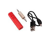 Bluetooth-адаптер для AUX Aura ABT-903R, красный