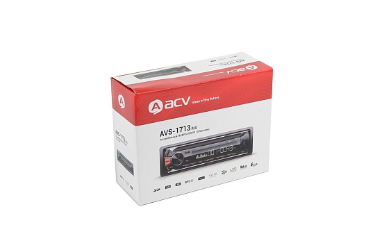 Магнитола 1 DIN ACV AVS-1713G