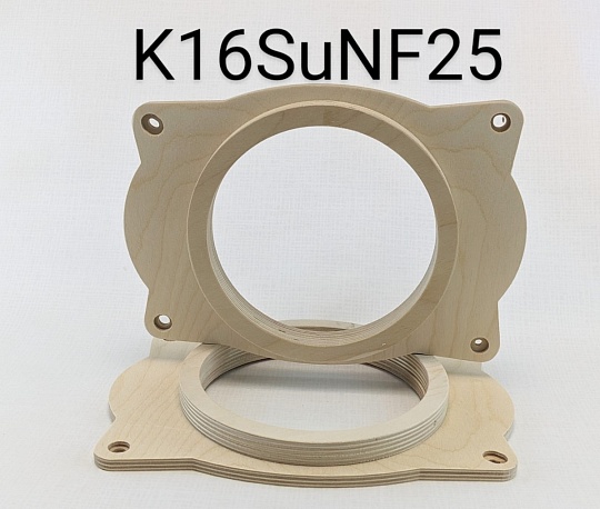 K16SUNF25 Проставочные кольца 16.5см SUBARU 2012+ фронт