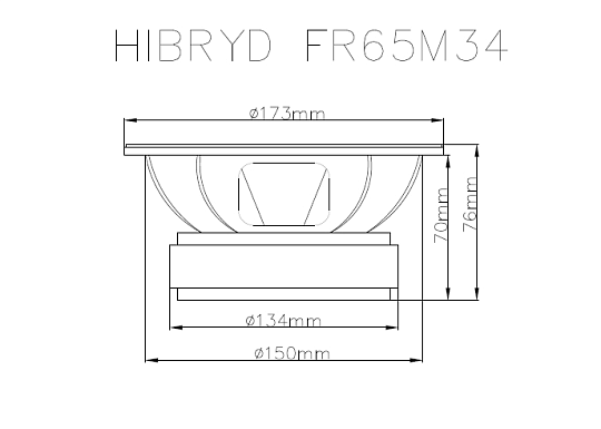 AMP Hybrid FR65M34 широкополосная
