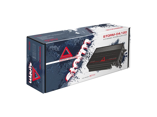 AURA STORM-D4.120 Усилитель 4-х канальный 4х120W