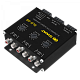 SWAT SLD-05 Преобразователь уровня сигнала активный 6 кан-ый Hi-LOW с рег.коэф.усиления+remote