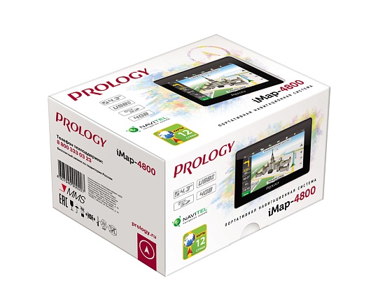 Навигатор Prology iMap-4800 Black (Навител)