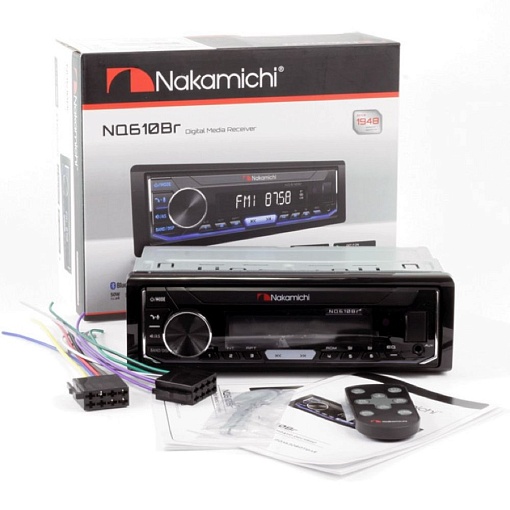 Автомагнитола Nakamichi NQ610BR USB/SD ресивер