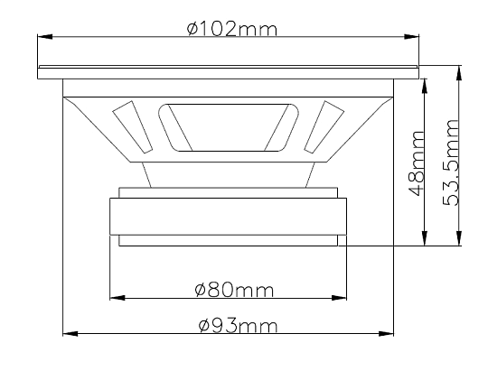 AMP MASS FR40 широкополосная