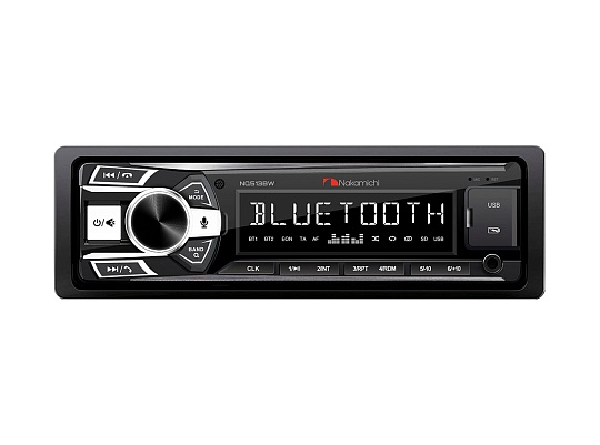Nakamichi NAK-NQ513BW 1Din ресивер USB AUX BT 4*50Вт белый