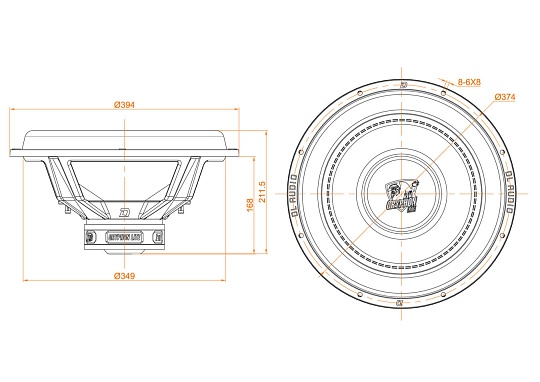 Сабвуфер DL Audio Gryphon Lite 15 V.3
