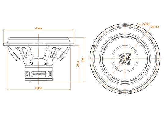 Сабвуфер DL Audio Gryphon Pro 15 V.3