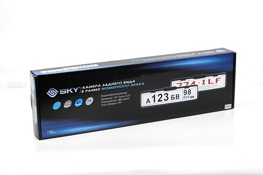 Рамка под номер с камерой заднего вида SKY CA-LP-1CD