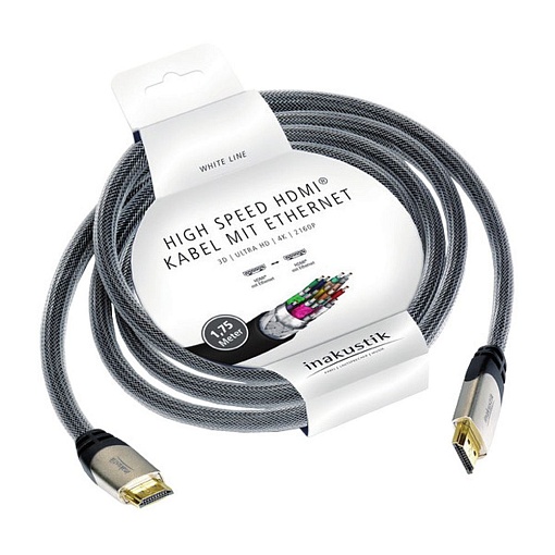 Кабель INAKUSTIK White HDMI, 1.75 m, 010527502