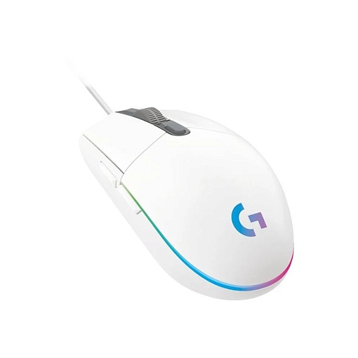 Мышь Logitech G102 LIGHTSYNC, белая