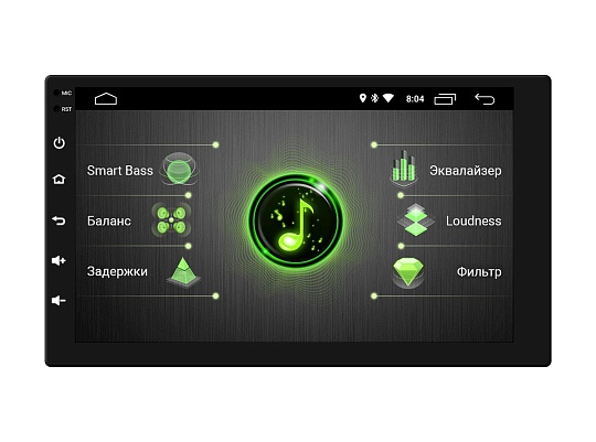 Универсальное головное устройство Incar DTA-7707 2DIN, Android 10.0, 1024*600, WI-FI, DSP
