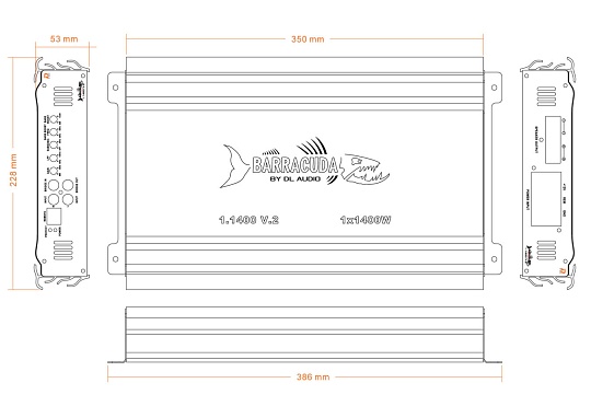 DL Audio Barracuda 1.1400 V2 Усилитель