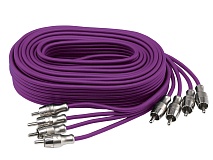 Межблочный кабель AURA RCA-B254 MKII 5 метров 4 канала
